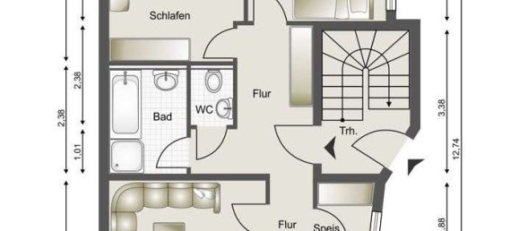 2 chambres Appartement à Schwabisch Hall, Germany No. 41571 11