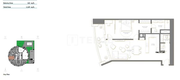 Studio for sale in Palm Jumeirah, Dubai, UAE № 195212 12