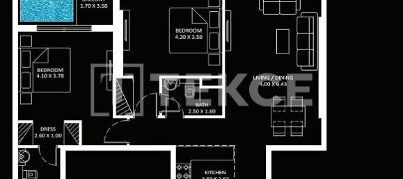 2 chambres Appartement à Jumeirah Lake Towers, UAE No. 53155 3