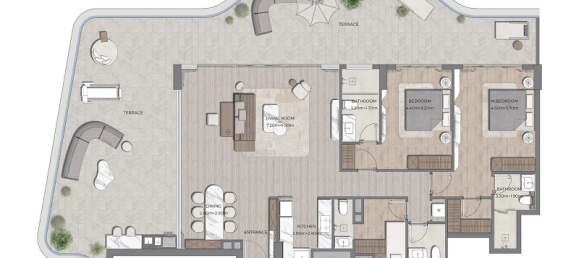 Apartamento T1 em Dubai, UAE N.º 121493 7