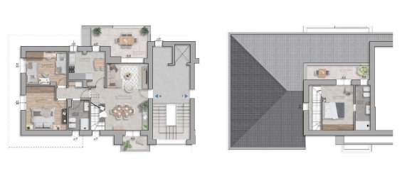 Пентхаус с 4 комнатами в Пьяноро, Италия № 24407 11
