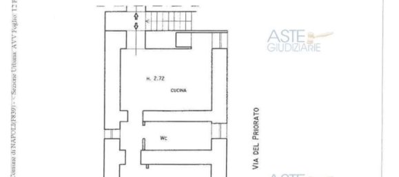 Квартира с 2 комнатами в Неаполь, Италия № 12561 13