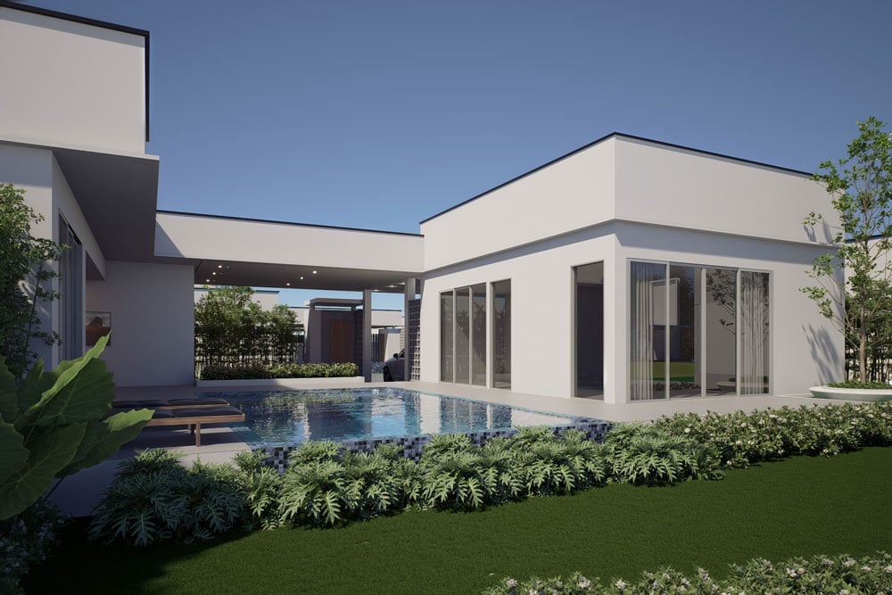 Дом с 3 спальнями в Паттайя, Таиланд № 60061