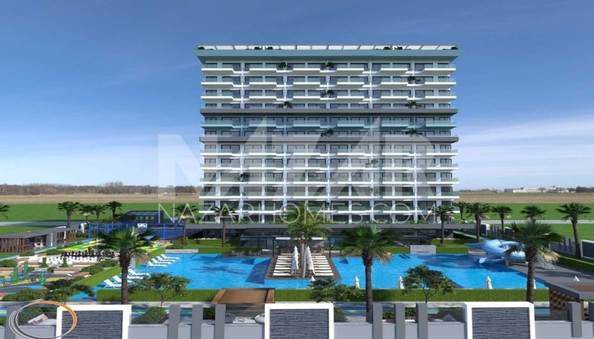 Квартира 1+1 в Аланья, Турция № 14371