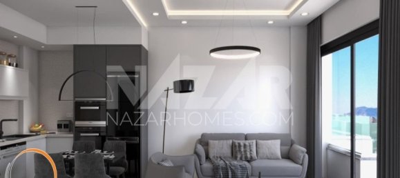 Квартира 1+1 в Аланья, Турция № 14371 19