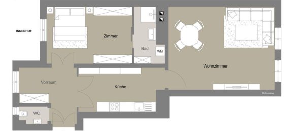 Apartamento de 2 divisões em Rudolfsheim-Funfhaus, Austria N.º 129145 29