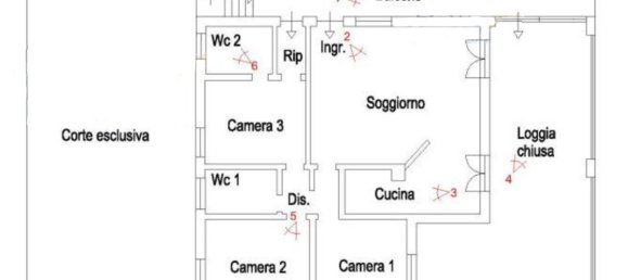 Квартира с 5 спальнями в Филоттрано, Италия № 322352 18