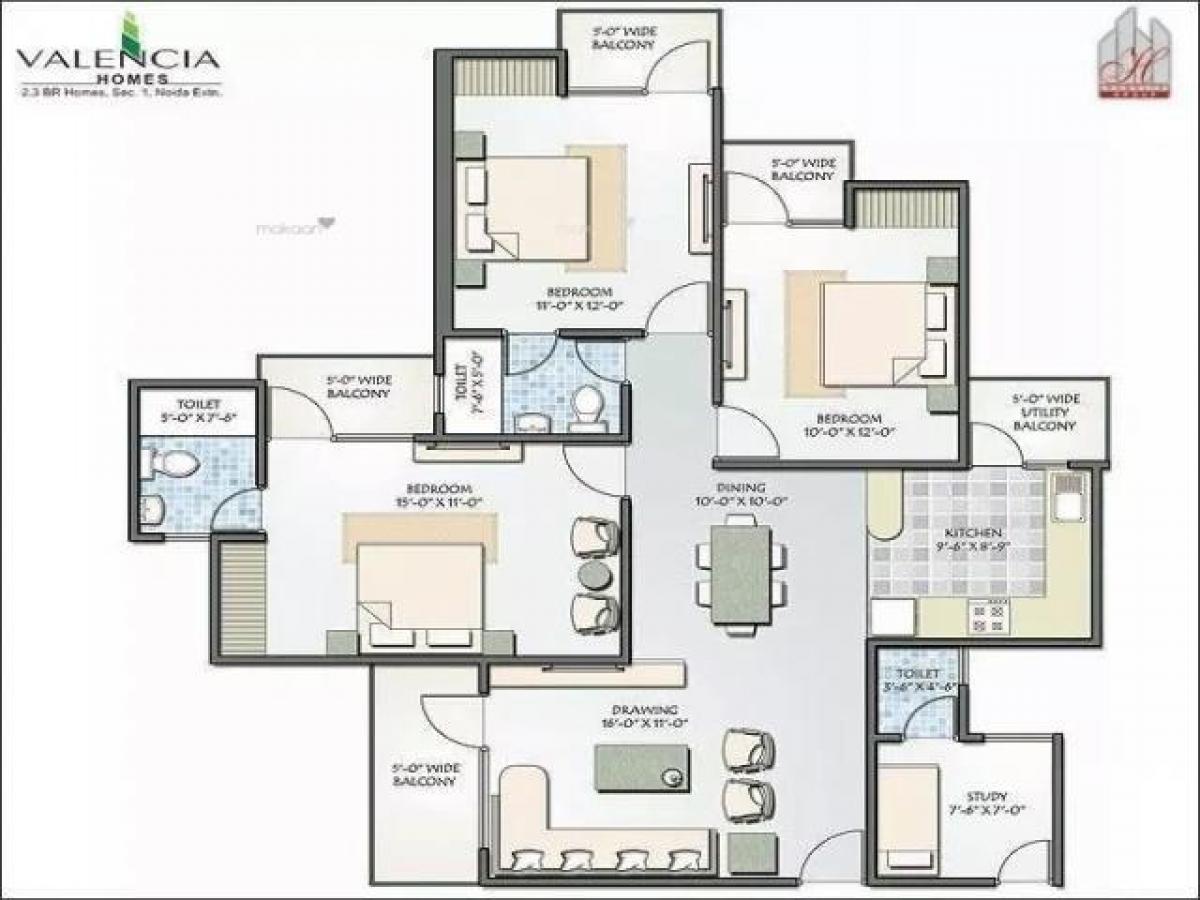 Casa T3 em Noida, India N.º 67218