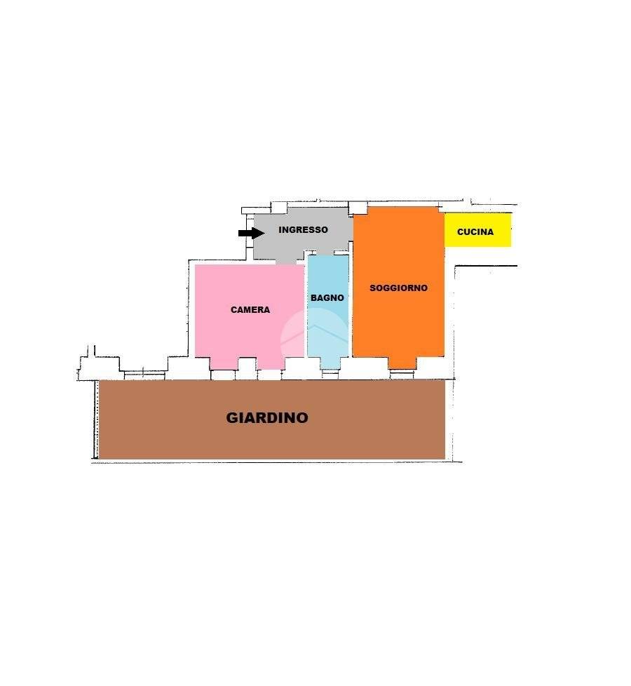 1 chambre Appartement à Rome, Italy No. 370195