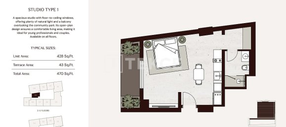 2 bedrooms Apartment in Jumeirah Village Circle, UAE No. 121028 17