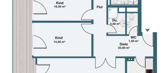 Ático de 3 dormitorios en Schweinfurt, Germany No. 223352 7