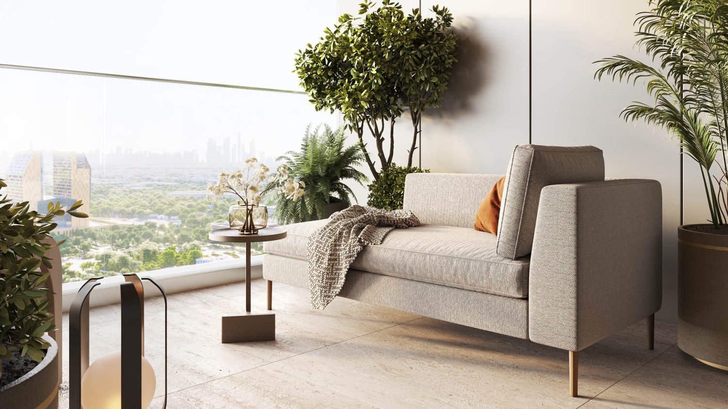 Студия в SkyHills Astra, Аль-Барша, ОАЭ № 64291