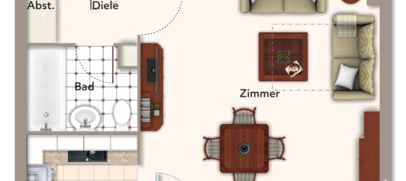 Studio in Falkenhagener Feld, Germany, Nr. 113790 12