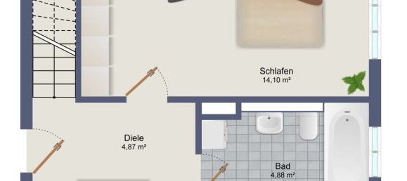 1 chambre Duplex à Munich, Germany No. 287252 8