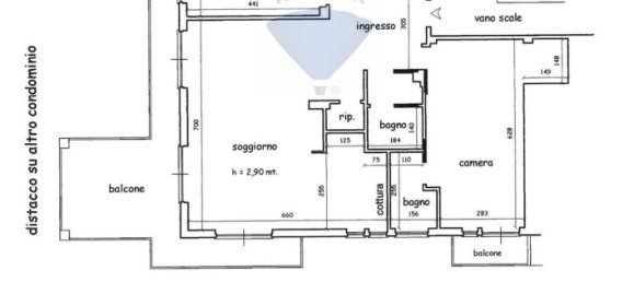 Apartamento de 3 divisões em Rapallo, Italy N.º 287216 34