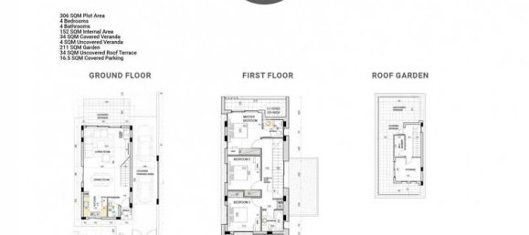 4 غرف نوم فيلا في Agios Tychonas, Cyprus رقم 19182 2