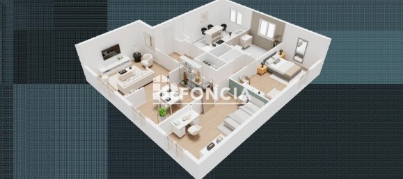 Квартира с 2 спальнями в Орлеан, Франция № 156375 11