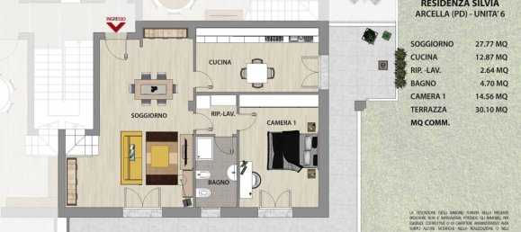 3 bedrooms Duplex in Padua, Italy No. 60488 25