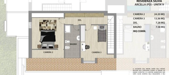 3 bedrooms Duplex in Padua, Italy No. 60488 28