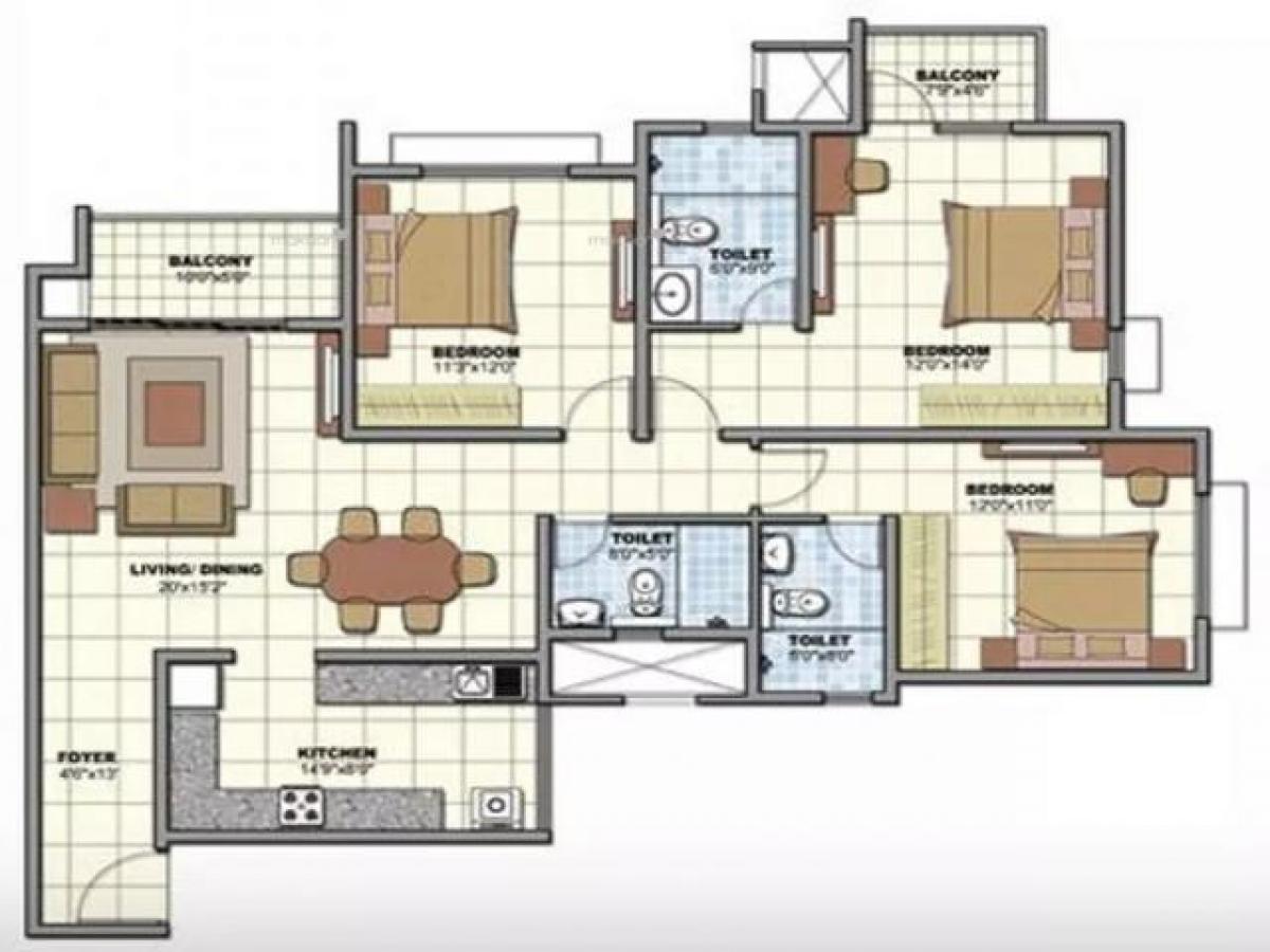 3 bedrooms House in Bangalore, India No. 16900