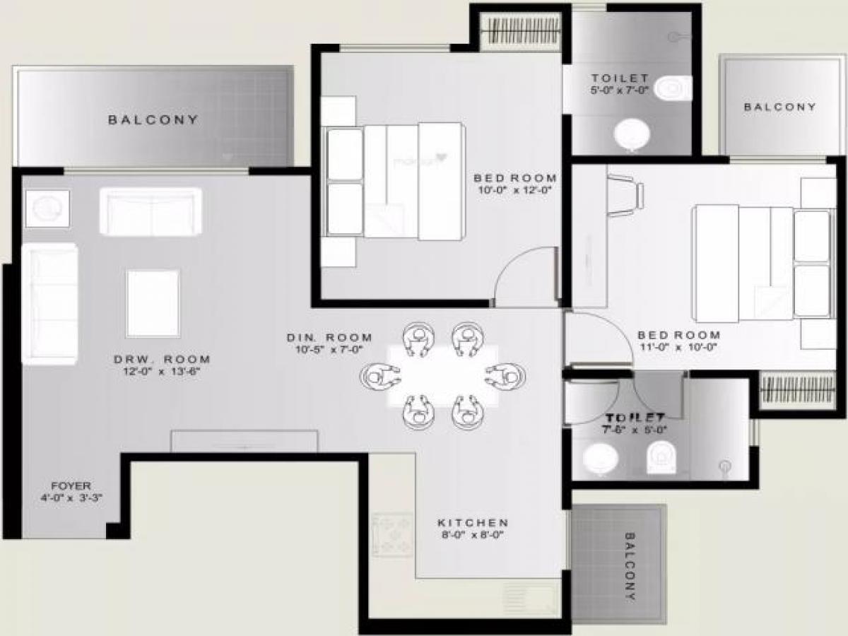 2 chambres Maison à Noida, India No. 67682