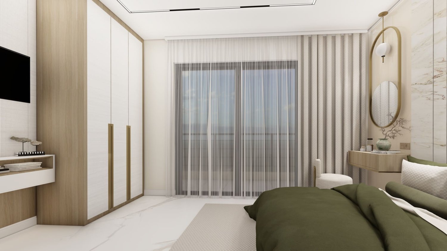 Apartment 3+1 in Life Garden, Oba, Turkey No. 34830