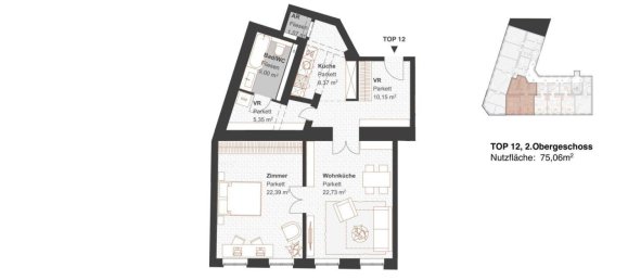 2-Zimmer Wohnung in Ottakring, Austria, Nr. 198857 22