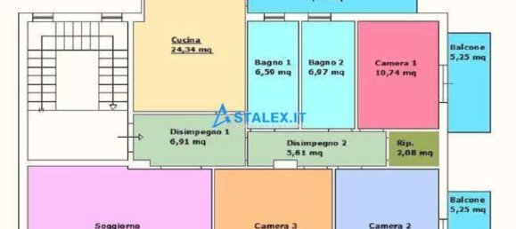 6غرفة شقة في Reggio Calabria, Italy رقم 102746 23