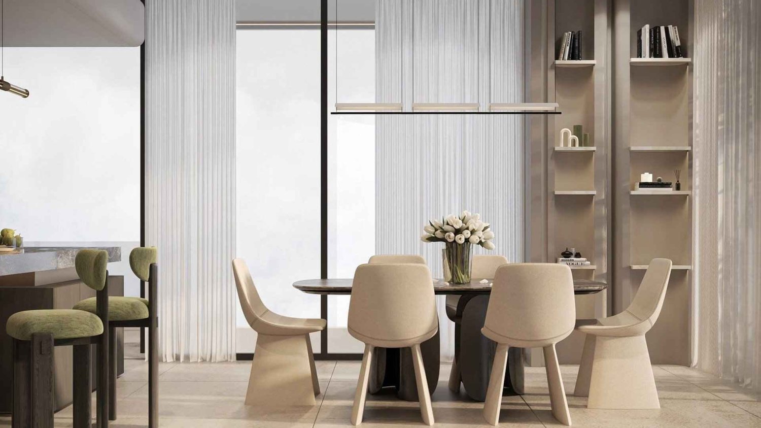 Квартира с 1 спальней в Wellington Ocean, Дубай, ОАЭ № 65534