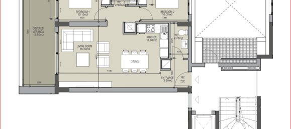 Квартира с 2 спальнями в Палеон-Фалирон, Греция № 2551 10