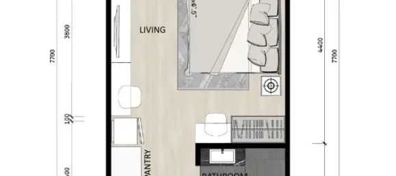 شقة في Phuket, Thailand 30متر مربع  رقم 68459 5