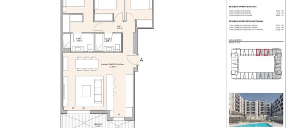 3 bedrooms Apartment in Getafe, Spain No. 152684 2