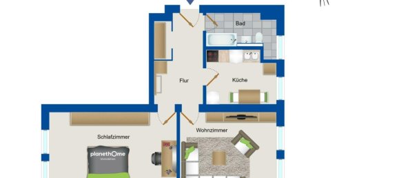 Apartamento de 2 habitaciónes en Friedrichshain, Germany No. 48613 13