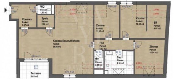 4غرفة شقة في Vienna, Austria رقم 215541 14