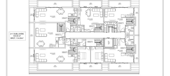 Квартира с 2 комнатами в Каргыджак, Турция № 9789 9