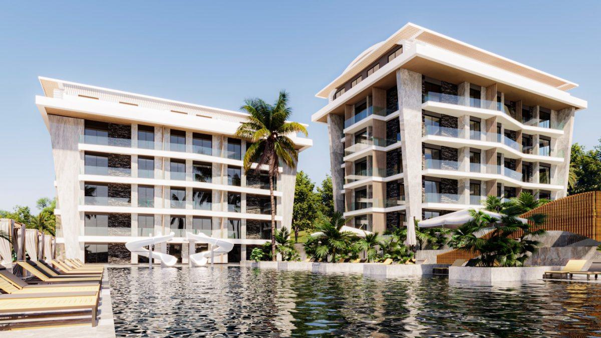 Квартира с 2 комнатами в Каргыджак, Турция № 9789