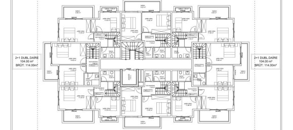 Квартира с 2 комнатами в Каргыджак, Турция № 9789 2