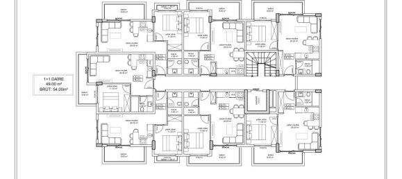 Квартира с 2 комнатами в Каргыджак, Турция № 9789 5