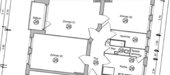 3 rooms Apartment in Weisensee, Germany No. 357514 21