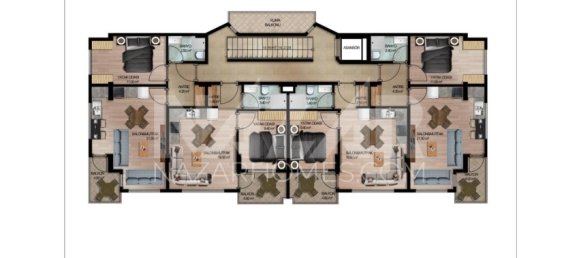 شقة 1+1 في Alanya, Turkey رقم 14431 21