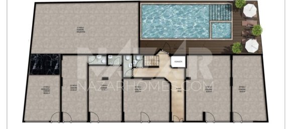 شقة 1+1 في Alanya, Turkey رقم 14431 20