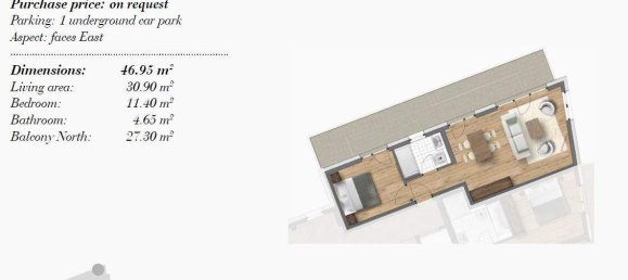 2-Zimmer Wohnung in St. Anton am Arlberg, Austria, Nr. 38159 3