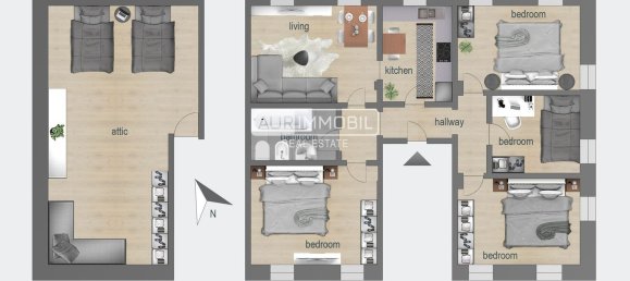 Квартира с 6 спальнями в Данта ди Кадоре, Италия № 338693 25