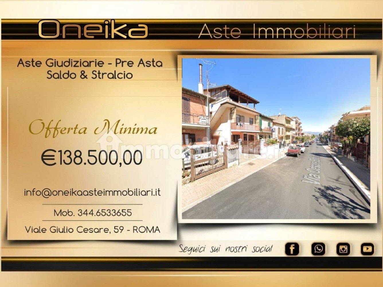 1 Schlafzimmer Wohnung in San Cesareo, Italy, Nr. 306505