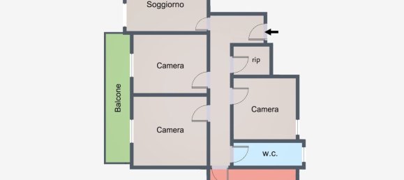 4 rooms Apartment in Cosenza, Italy No. 98014 25