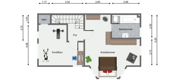 4غرفة شقة في Oberhausen, Germany رقم 285298 23