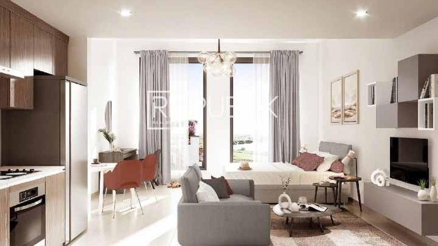 1 غرف نوم شقة في YAS GOLF COLLECTION, جزيرة ياس, UAE رقم 60029