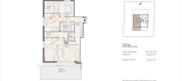 Apartamento de 3 divisões em Ried im Innkreis, Austria N.º 188040 4