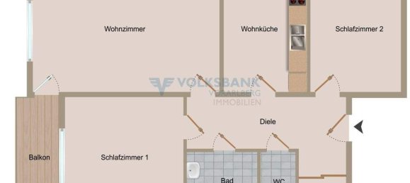 3غرفة شقة في Lustenau, Austria رقم 147588 9