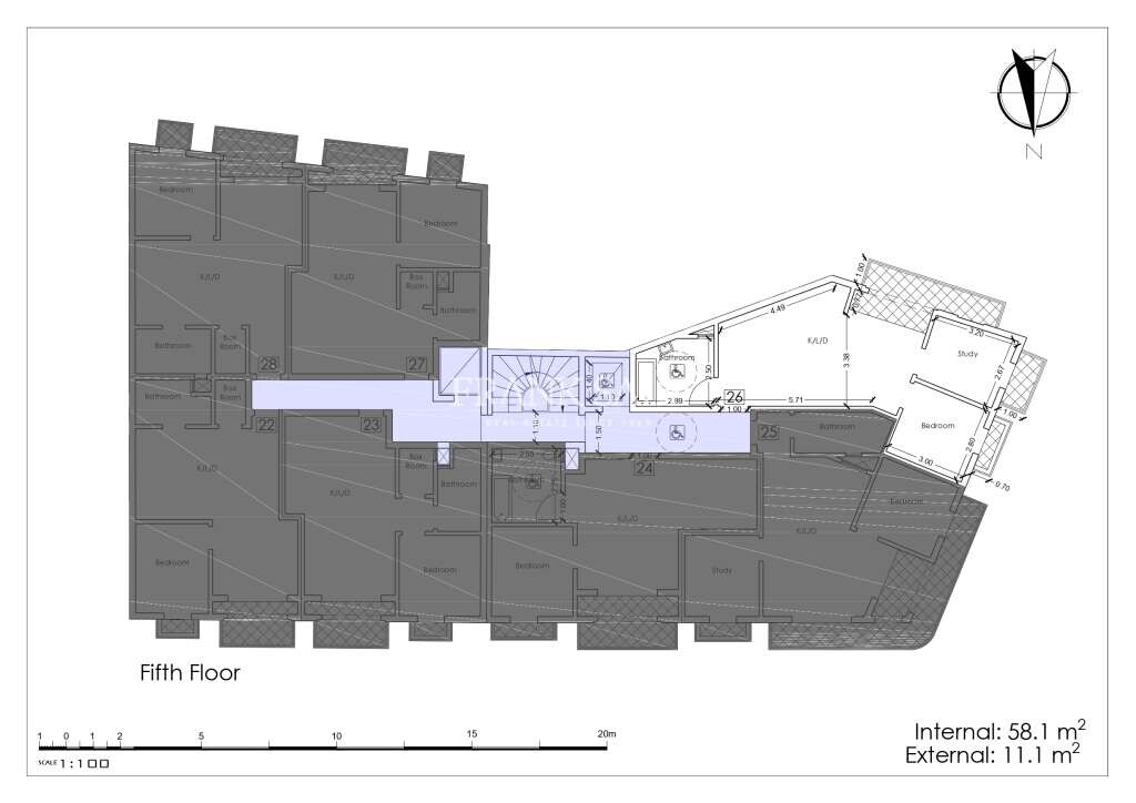 1 chambre Appartement à Marsalforn, Malta No. 795